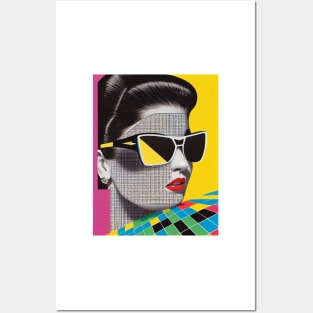 Modern woman in pop-art style Posters and Art